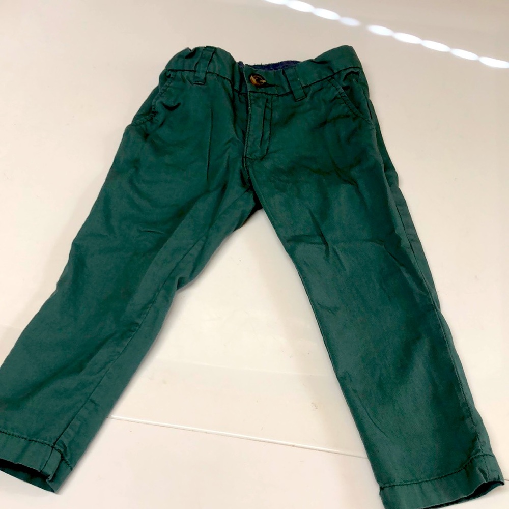 H&M kids green pants size 1 1/2-2 years